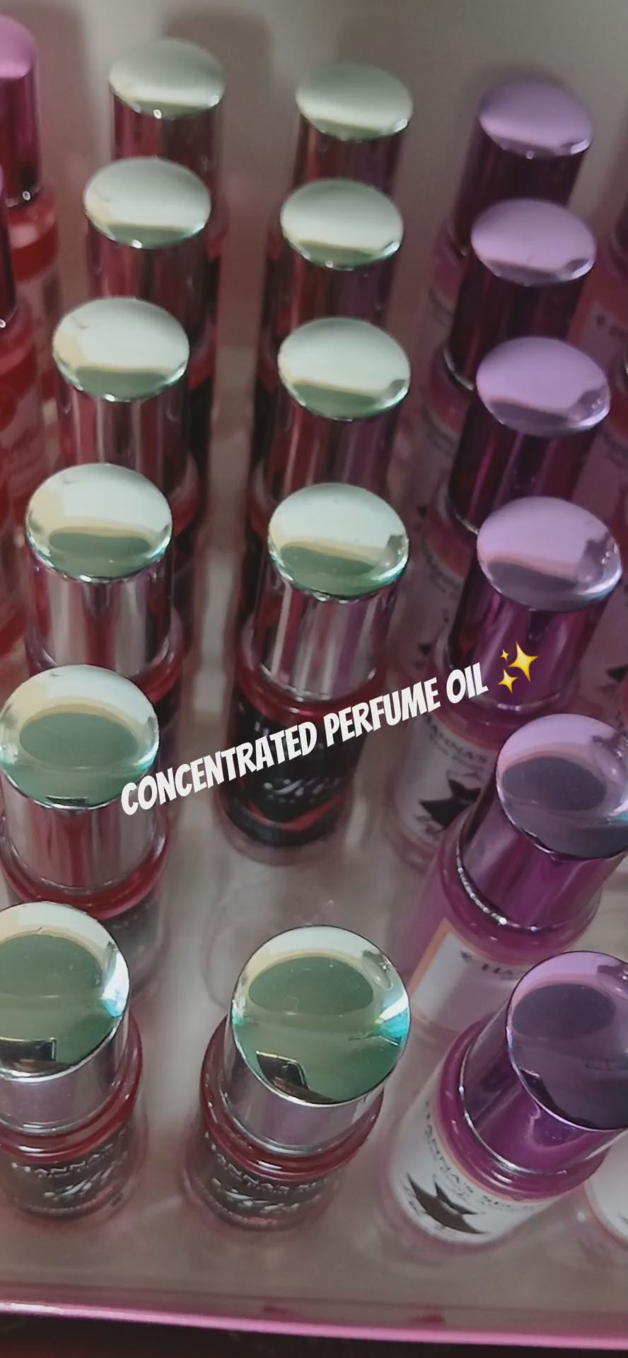 Concentrated perfume oil  for women