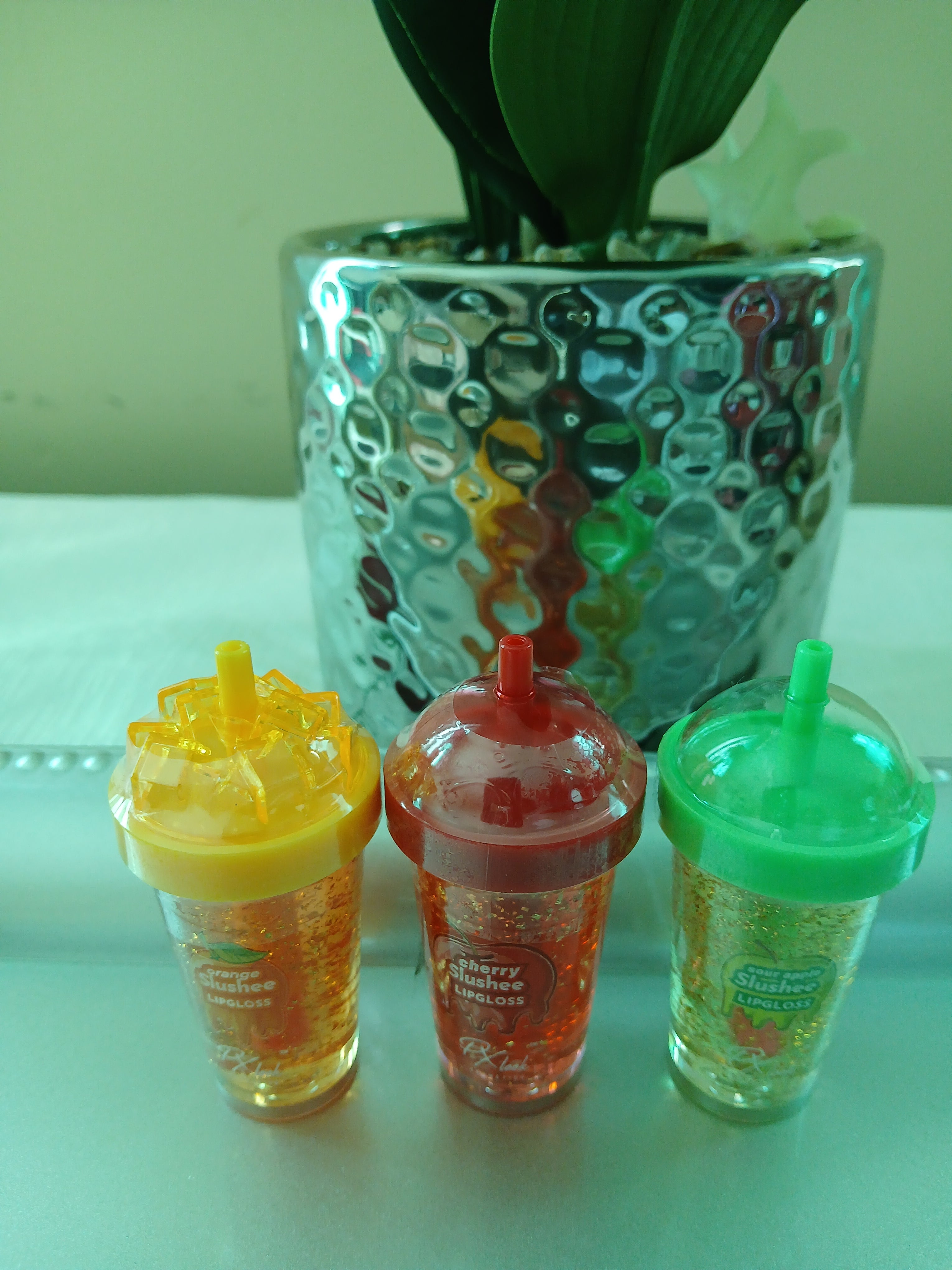Slushee Lipgloss.Orange/Apple/Cherry