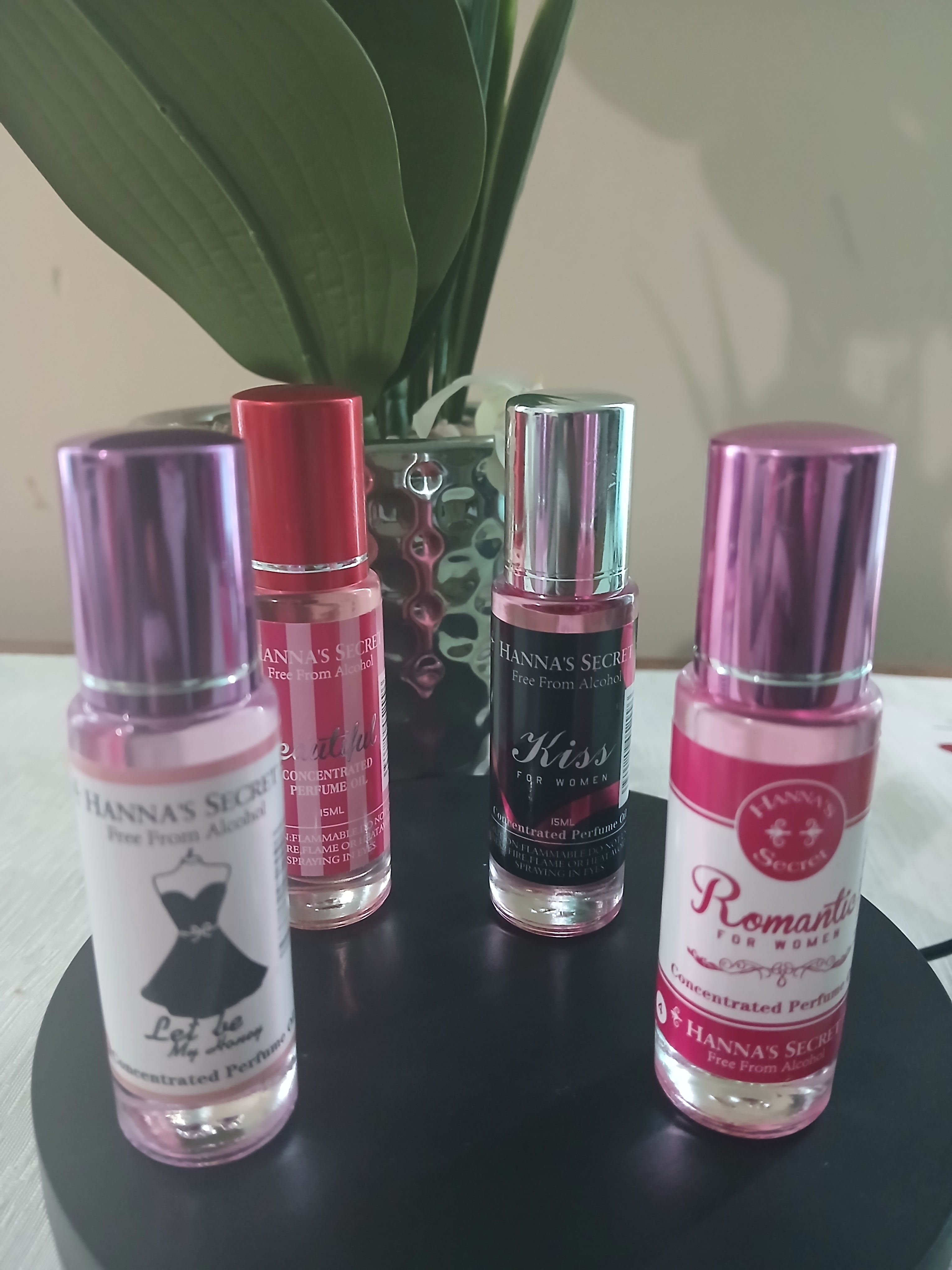 Concentrated perfume oil  for women